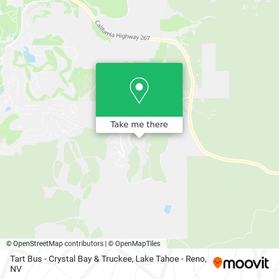 Tart Bus - Crystal Bay & Truckee map