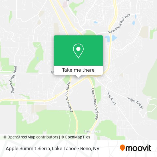 Apple Summit Sierra map
