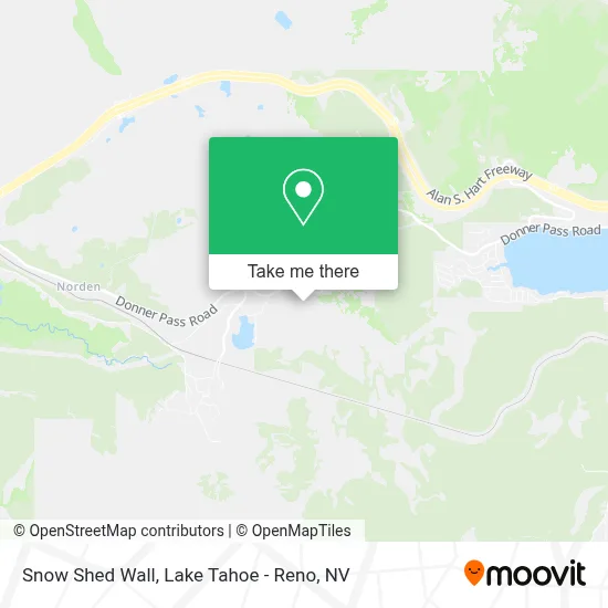 Snow Shed Wall map