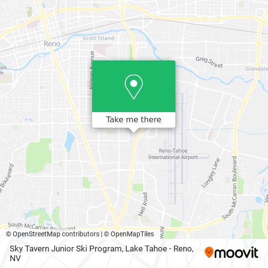 Sky Tavern Junior Ski Program map