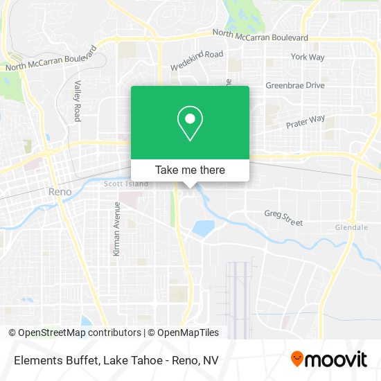 Elements Buffet map