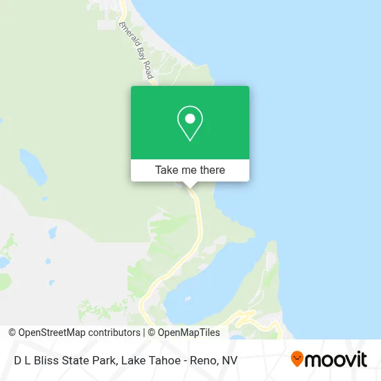 D L Bliss State Park map