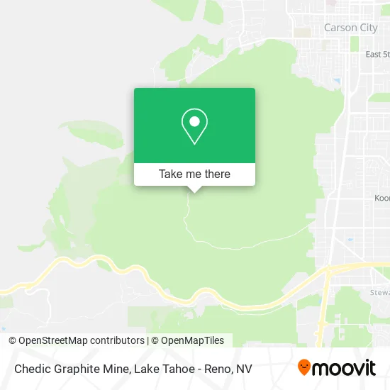 Chedic Graphite Mine map