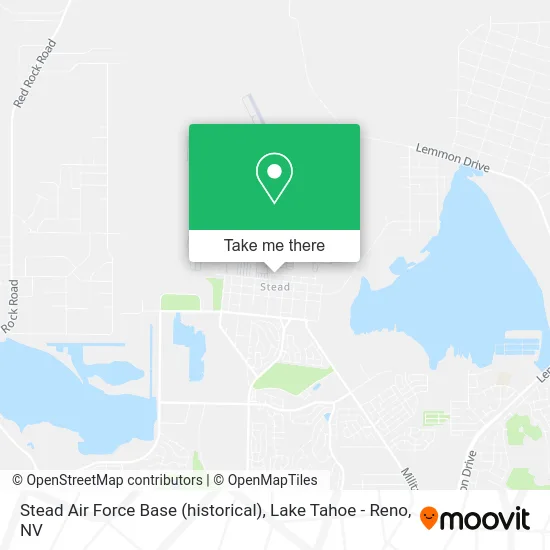 Stead Air Force Base (historical) map