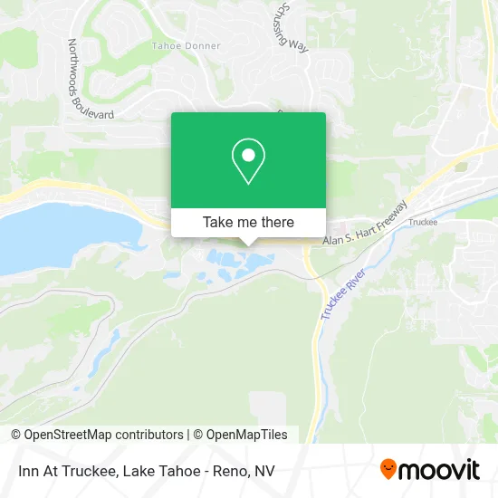 Inn At Truckee map