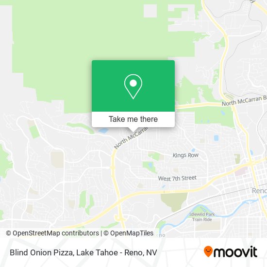 Blind Onion Pizza map
