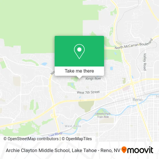 Archie Clayton Middle School map