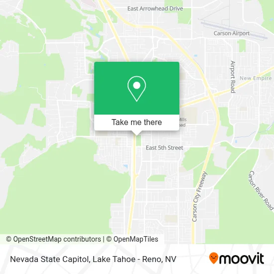 Nevada State Capitol map