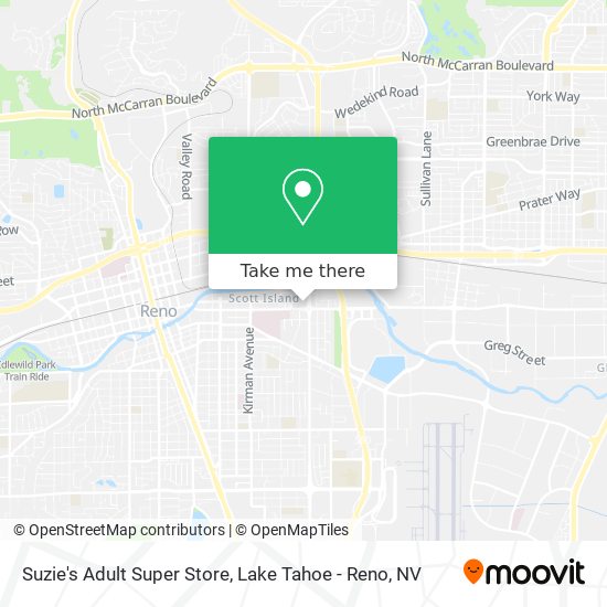 How to get to Suzie s Adult Super Store in Reno by Bus