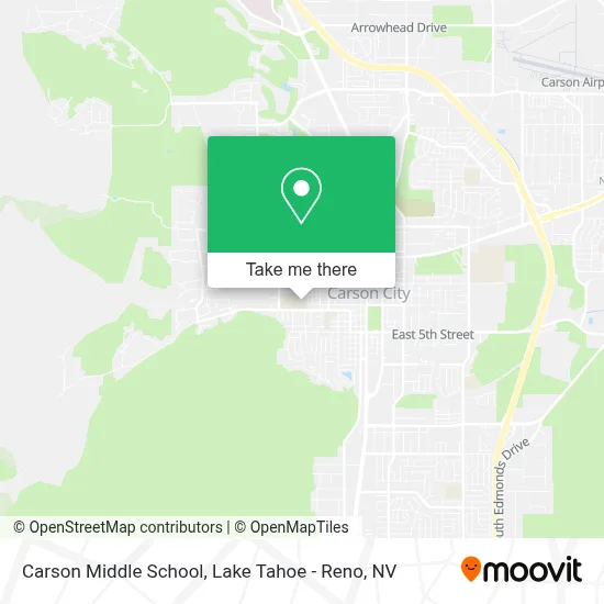 Carson Middle School map