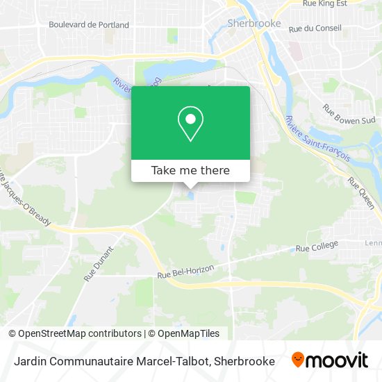 Jardin Communautaire Marcel-Talbot map