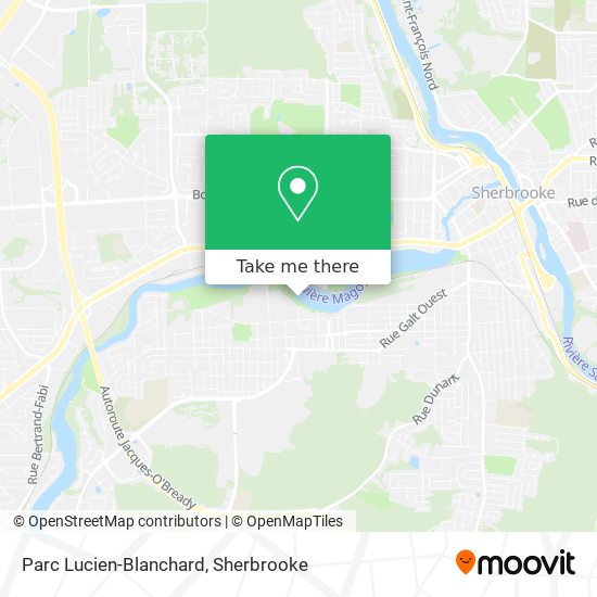 Parc Lucien-Blanchard map