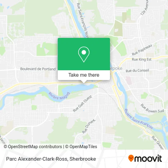 Parc Alexander-Clark-Ross map