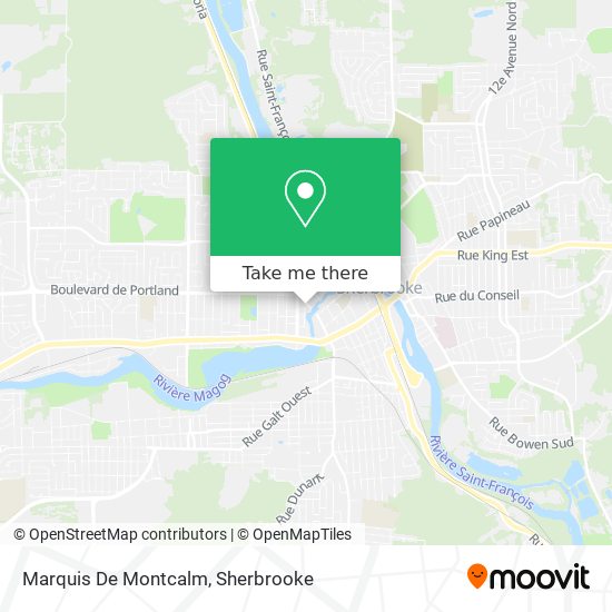 Marquis De Montcalm map