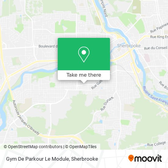 Gym De Parkour Le Module map