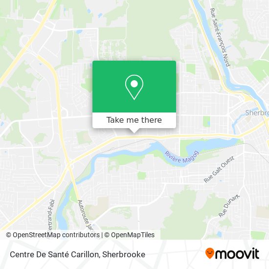 Centre De Santé Carillon map