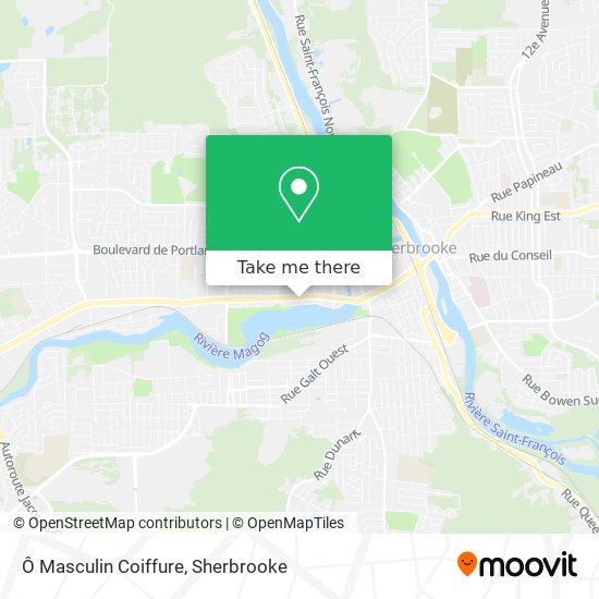 Ô Masculin Coiffure map