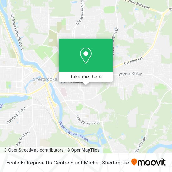École-Entreprise Du Centre Saint-Michel map