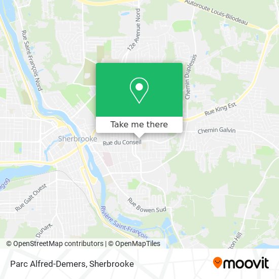 Parc Alfred-Demers map