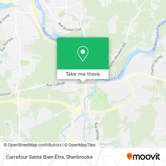 Carrefour Santé Bien-Être map