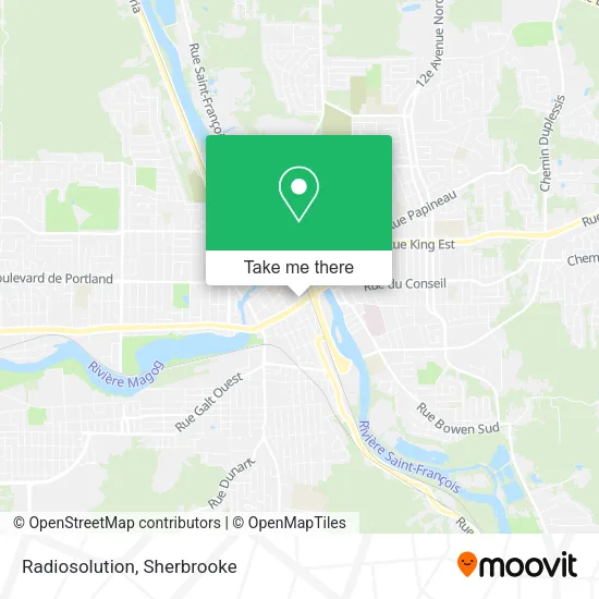Radiosolution map