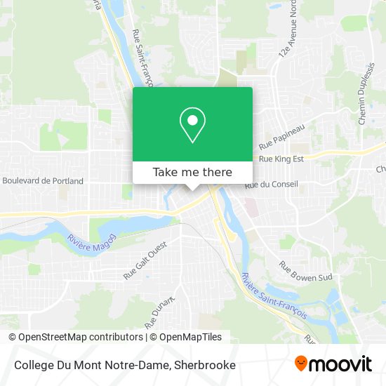 College Du Mont Notre-Dame map