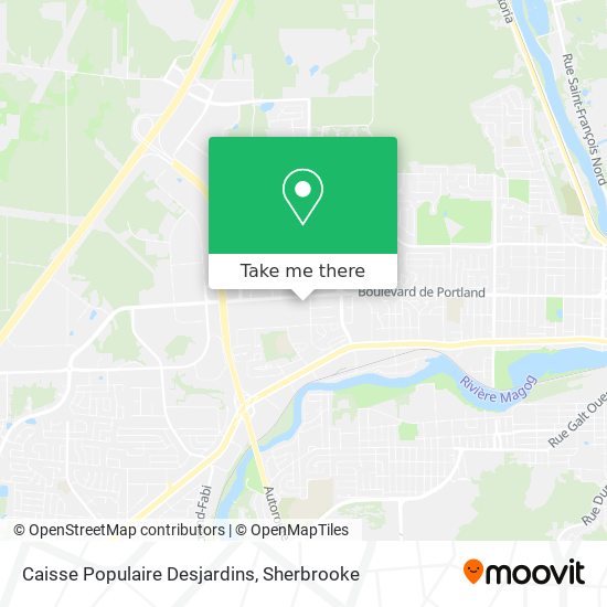 Caisse Populaire Desjardins map