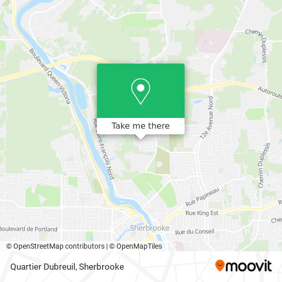 Quartier Dubreuil map
