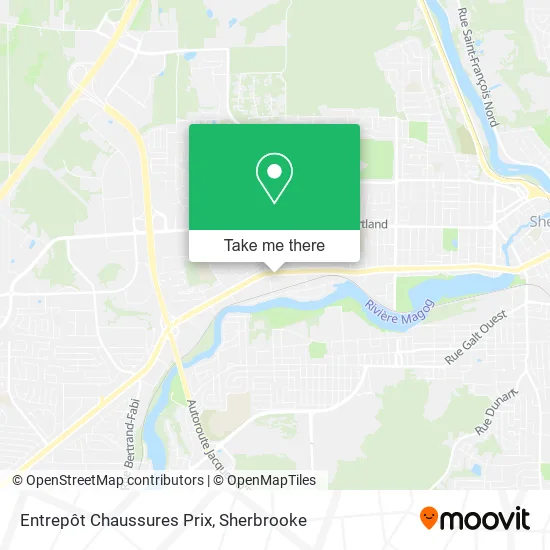 Entrepôt Chaussures Prix map