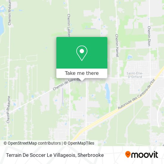 Terrain De Soccer Le Villageois map