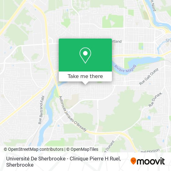 Université De Sherbrooke - Clinique Pierre H Ruel map