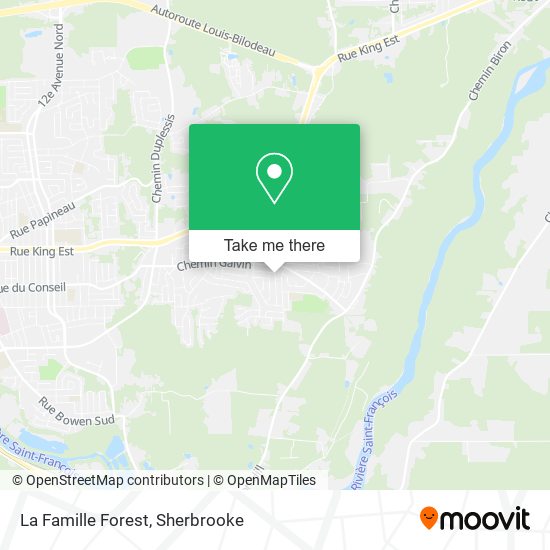 La Famille Forest map