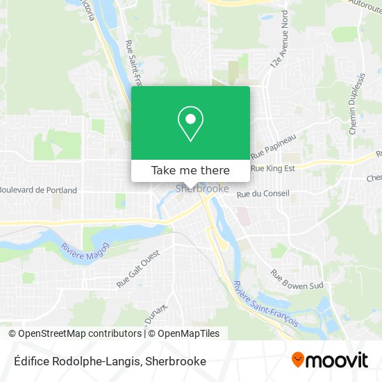 Édifice Rodolphe-Langis map