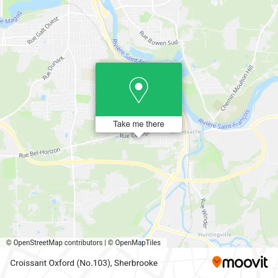 Croissant Oxford (No.103) map