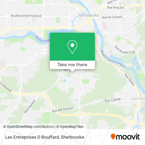 Les Entreprises D Bouffard map