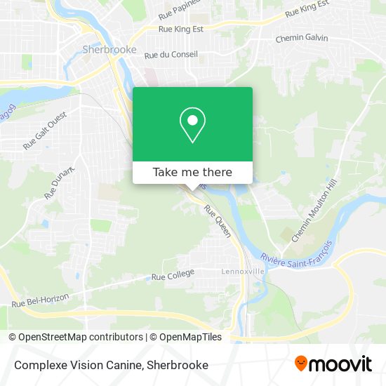 Complexe Vision Canine map