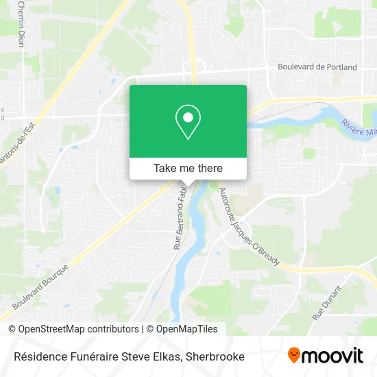 Résidence Funéraire Steve Elkas map