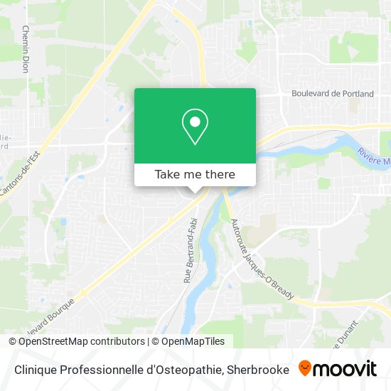 Clinique Professionnelle d'Osteopathie map