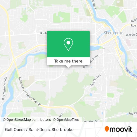 Galt Ouest / Saint-Denis map