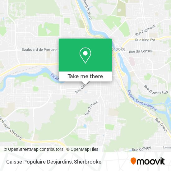 Caisse Populaire Desjardins map