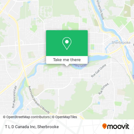 T L D Canada Inc map