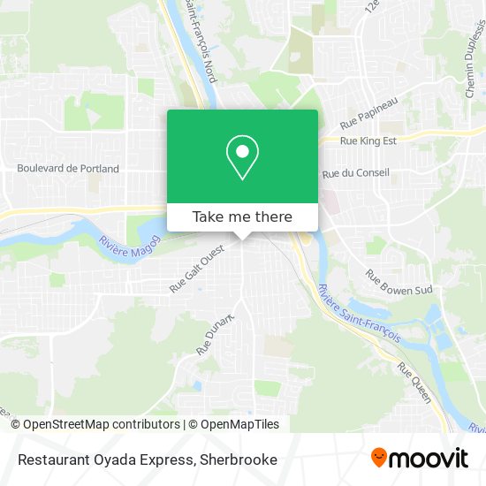 Restaurant Oyada Express map