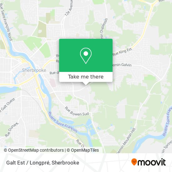 Galt Est / Longpré map
