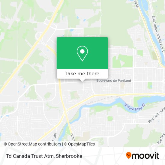 Td Canada Trust Atm map
