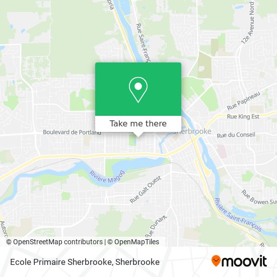 Ecole Primaire Sherbrooke map