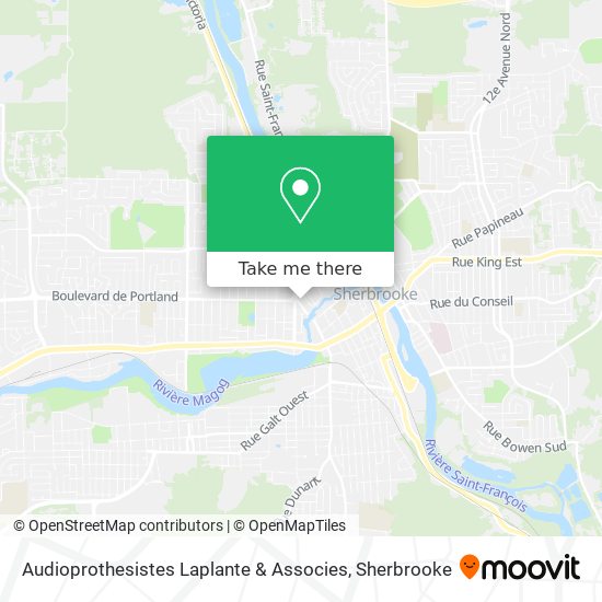 Audioprothesistes Laplante & Associes map