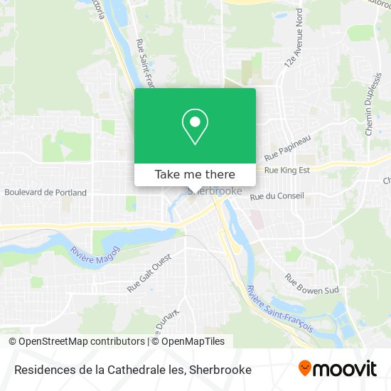 Residences de la Cathedrale les map