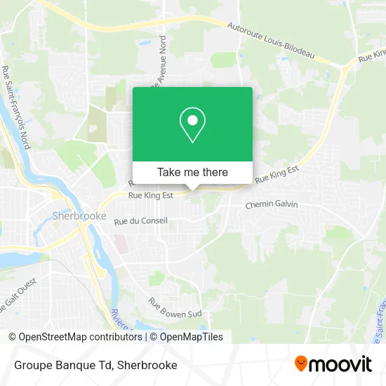 Groupe Banque Td map