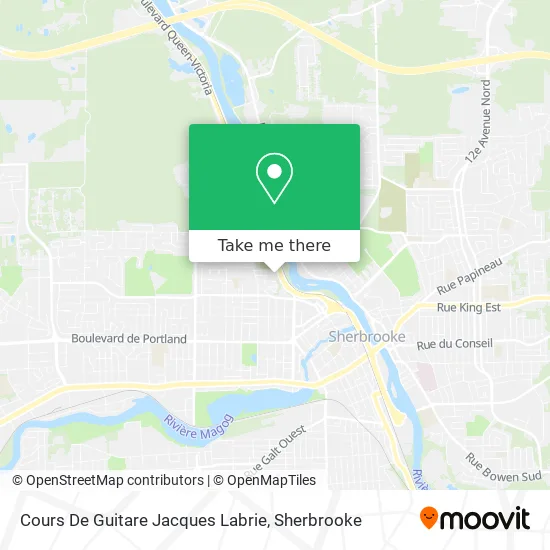 Cours De Guitare Jacques Labrie map