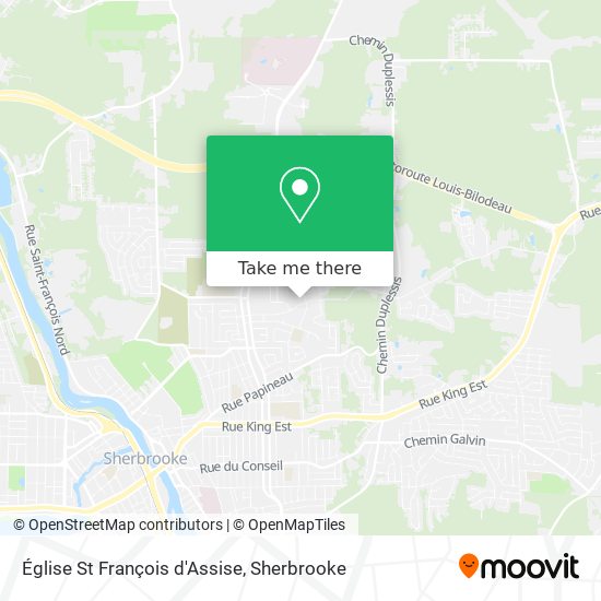 Église St François d'Assise map